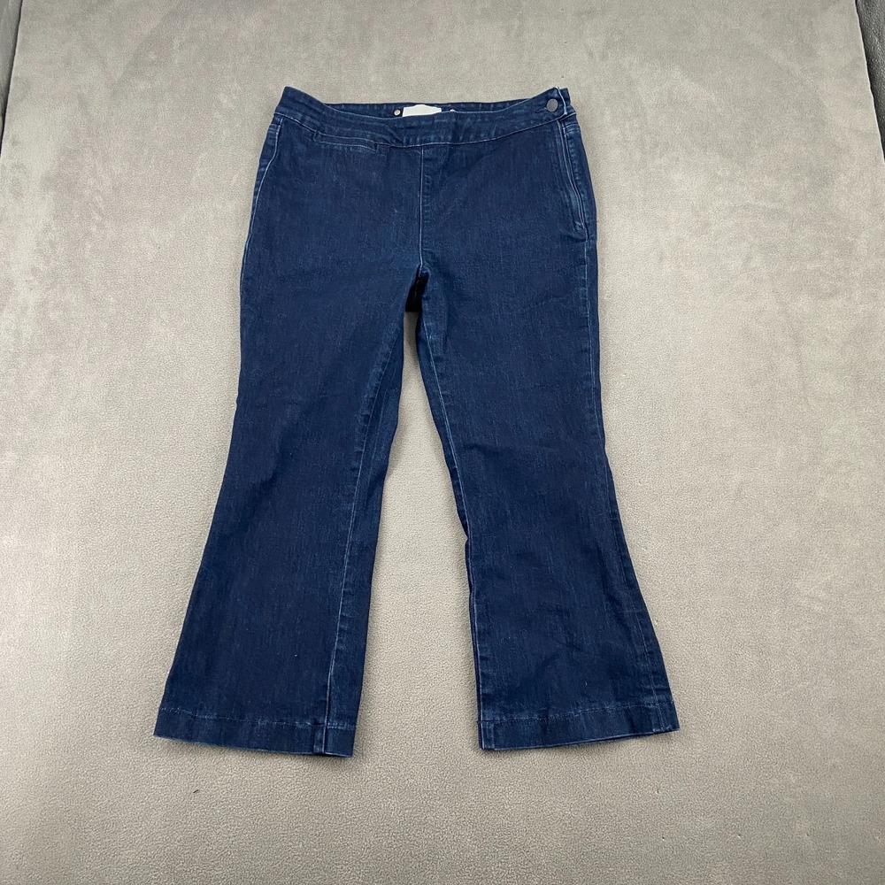 Habitual Bootcut‎ Jeans Womens 30 Blue Denim Side Zip High Rise Medium Wash